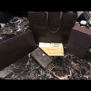 Louis Vuitton 6 Key Holder Monogram Rose Ballerine